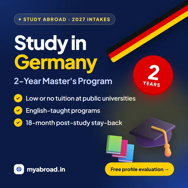 Study in Germany — 2-Year Master's Program